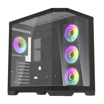 Корпус компьютерный Darkflash FT418 Pro Black + 7 вентиляторов ARGB (FT418 PRO Black)