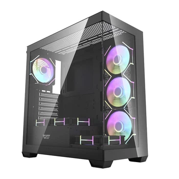 Корпус комп'ютерний Darkflash DS900 + 7 вентиляторів ARGB Black (5905316148895)