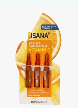 Ампулы концентрат с витамином C Isana Konzentrat Vitamin c 3 шт