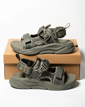 Мужские сандалии Xtep Sandals 975219500007-3 46р 29.5 см Spruce Green хаки (11610212)