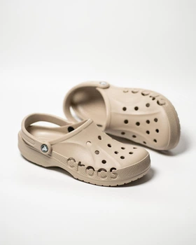 Мужские кроксы сабо Crocs Baya Clog 10126-2V3 42-43 (9M/W11) 27 см Cobblestone бежевые (12130055)