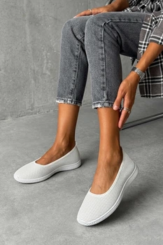 Мокасины женские белого цвета FASHION размер 40 (216147)