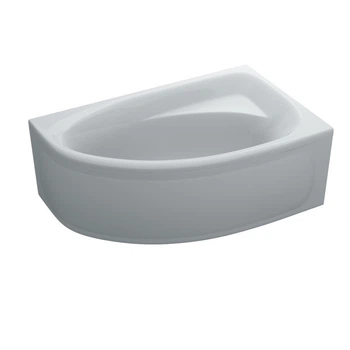 Ванна Swan ELLA акриловая асимметричная 160х100 см R с ножками и экраном (А0045128)