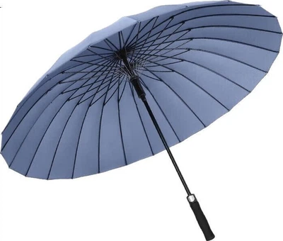 Зонт автоматический MAYDU Core Long Handle 24 ребра смог-синий (M7003)