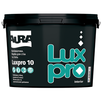 Краска для кухонь и ванных комнат Aura Luxpro 10 9,5л
