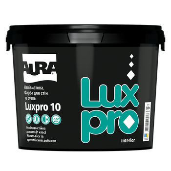 Краска для кухонь и ванных комнат Aura Luxpro 10 2,85л