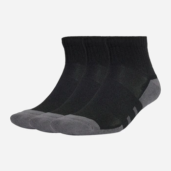 Набір чоловічих шкарпеток коротких Adidas ESS CC QRT JC6453 43-45 (L) 3 пари Чорний (4067901879179)