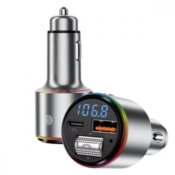 Автомобильное Зарядное Устрйоство Proove FM Launcher Power Drive 30W (PD+QC3.0) Type-C+USB