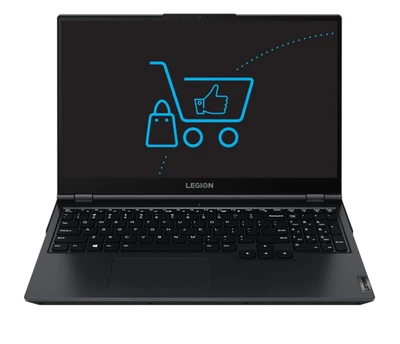 Ноутбук Lenovo Legion 5-15 / Intel Core i5-11400H / 16 GB ОЗП / M.2 PCIe 512 GB / 2560 x 1440 (WQHD) / NVIDIA GeForce GTX 1650 / для ігор і роботи