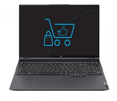 Ноутбук Lenovo Legion 5 Pro-16 / AMD Ryzen™ 5 5600H / 16 GB ОЗП / Накопитель 512 GB / NVIDIA GeForce RTX 3050 + AMD Radeon™ Graphics / 165 Гц / для игр - Уцінка