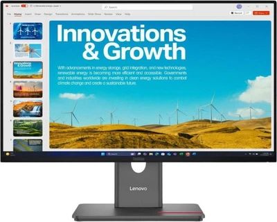 Монітор Lenovo ThinkVision P24QD-40 Black (64B1GAT1UA)