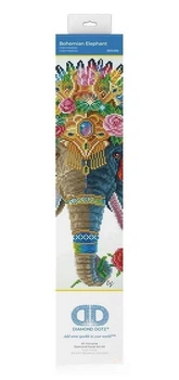 Diamentowa mozaika Diamond Dotz Adults Bohemian Elephant 51 x 41 cm (018-DD11002) (4895225925155)