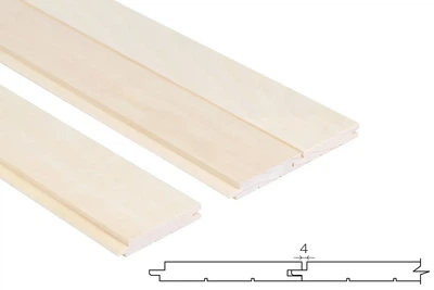Вагонка Greus STS4 15x160х2100-3000 мм из осины для бани сауны и интерьера