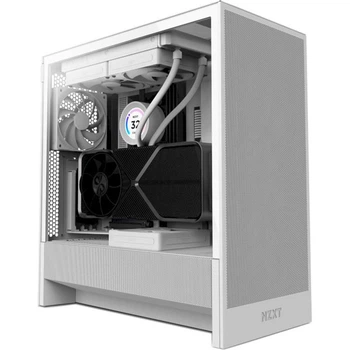 Корпус для ПК NZXT H5 Flow Compact All White (CC-H52FW-01)