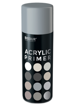 Грунтовка аэрозольная акриловая Biodur Acrylic серая 400 мл