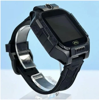 Дитячий розумний смарт-годинник для хлопчика Smart Watch C002 Kids із сімомкартою камерою й GPS чорний