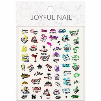Наклейки для ногтей - 3D стикеры №1050 JOYFUL NAIL для дизайна ногтей