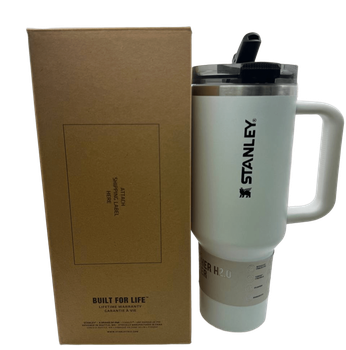 Термос термочашка Stanley Quencher ProTour Tumbler Flip Straw з нержавіючої сталі White 1,18 л KT7001985