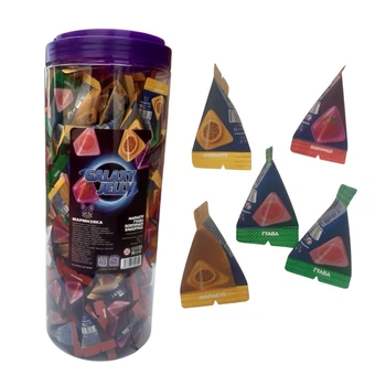 Желейные конфеты-пирамидки Galaxy Jelly Мармизяка Микс вкусов, 160 шт