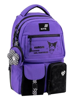 Рюкзак шкільний Kite Education teens Kuromi HK26-2587M-1