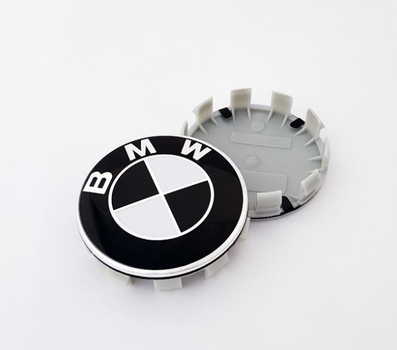 Ковпачок у диск BMW 68 мм чорний, емблема заглушка колеса 36136783536