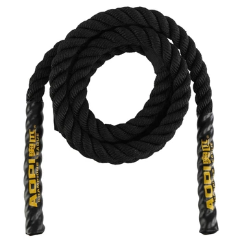 Скакалка канат утяжеленная для кроссфита, бокса, ММА Aopi Extra Thick 2530 длина 3м диаметр 25мм