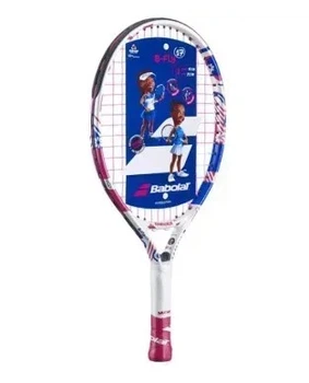 Ракетка для теніісу Babolat B fly 17, біло-рожева