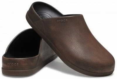 Чоловічі крокси слайди Crocs Dylan Clog Burnished (50/51, коричневий)