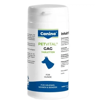 Минеральный комплекс Canina Petvital GAG для собак для суставов и тканей глюкозамин с экстрактом мидий 90 г 90 табл.