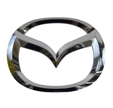 Емблема решітки Mazda хром 125х100 мм пластик (на засувках)