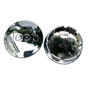 Колпак колеса Jeep хром 55мм пластик 1шт OEM 52090402 (колпачок, заглушка диска)
