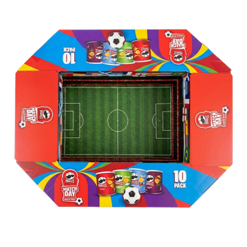 Набор 10шт Pringles Снек Пак Match Day Чемпионат Мира 2026 400g