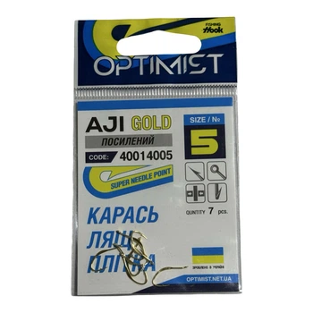 Гачок Optimist AJI Gold (посилений) № 5,40014005