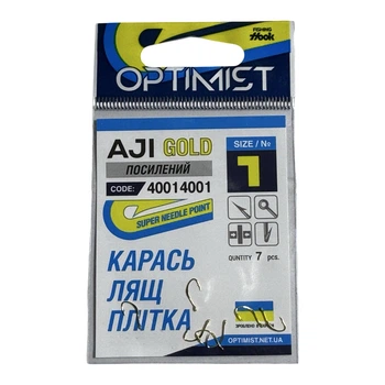 Гачок Optimist AJI Gold (посилений) № 1,40014001