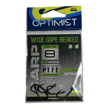 Крючок Optimist Wide gape beaked Teflon №8,40075008