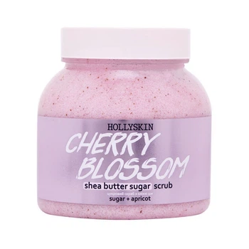 Сахарный скраб с маслом ши и перлитом HOLLYSKIN Cherry Blossom 300 мл