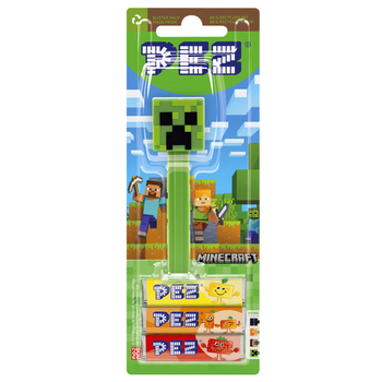 Конфеты PEZ Minecraft Dispenser Creeper та фруктовими драже 25,5 г