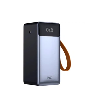 Універсальна мобільна батарея 50000 mAh KPG-507 22.5 W повербанк з дисплеєм чорний зі сріблястим