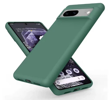 Силіконовий чохол Soft Touch з мікрофіброю для Google Pixel 7 | Захист від подряпин та пилу ( Зелений )