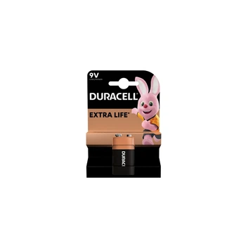 Батарейка Duracell Крона 6F22 / 9V для питания совместимых устройств