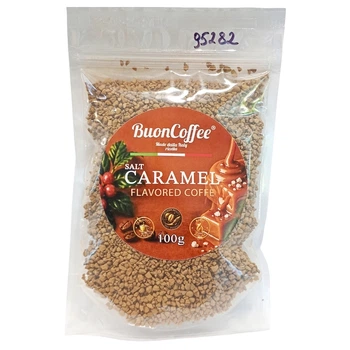 Кава розчинна Buon Coffee Salt Caramel 100% Arabica сублімована 100 г