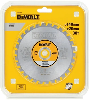 Tarcza pilarska DeWalt Construction 30T 140 x 20 mm DT1910-QZ (5035048093283)
