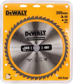 Пиляльний диск DeWalt Construction 48T 305 x 30 мм DT1959-QZ (5035048095768)