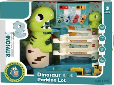 Zestaw zabawkowy Maksik Dinosaur Parking Lot z autami COR1530 (6920179691530)