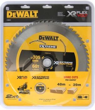 Пиляльний диск DeWalt Extreme Runtime 60T 305 x 30 мм DT99575-QZ (5035048542378)