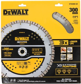 Tarcza diamentowa DeWalt Extreme Runtime 300 mm DT20460-QZ (5054905299057)