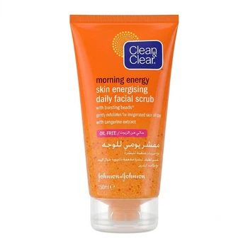 Ежедневный скраб для лица «Энергия утра» Clean & Clear 150 мл, Morning Energy, Skin Energising Daily Facial Scrub пилинг для лица с мандарином, цитрусовый