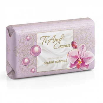 Косметическое крем-мыло твердое Ti Amo Crema с экстрактом орхидеи, 125 г