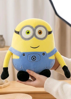 Іграшка Міньйон Боб 35 см Minions м'яка дитяча Посіпака герой мультфільму Нікчемний Я жовтий (M9107RK/35)