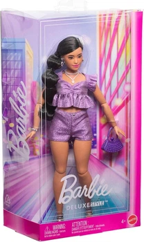 Кукла Барби Делюкс Стиль №8 в металлическом наряде Barbie Deluxe JFP43
